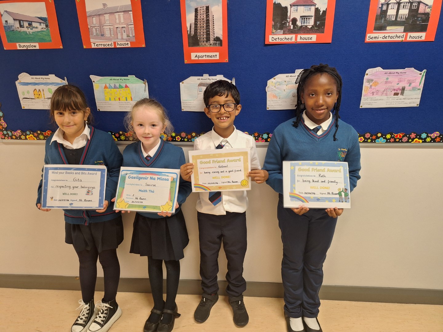 Ms Rowan's Class Award Recipients