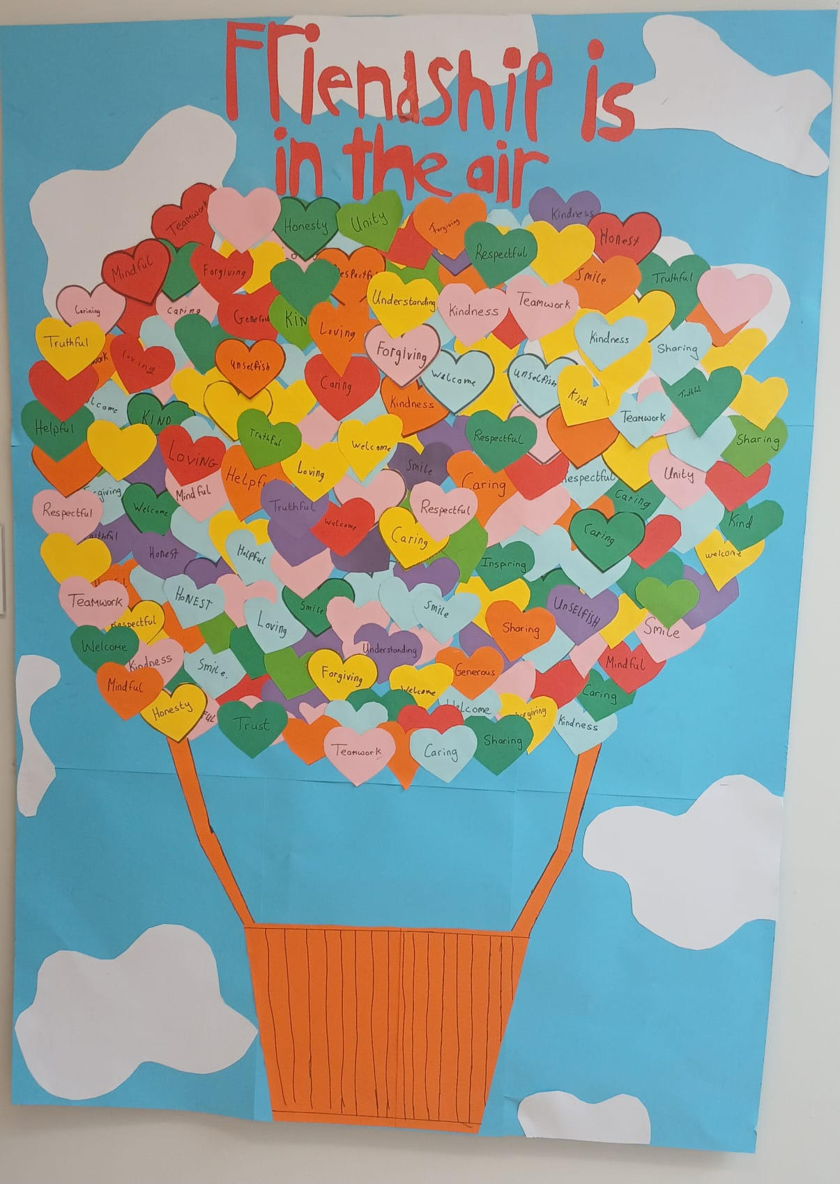 Ms Collier's 5th Class Friendship Art